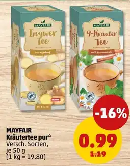 PENNY MAYFAIR Kräutertee pur* Angebot