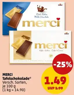 PENNY MERCİ Tafelschokolade Angebot