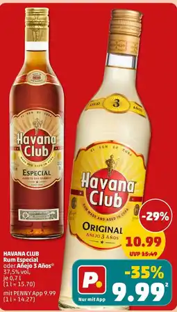 PENNY Havana Club Rum Original Añejo 3 Años Angebot