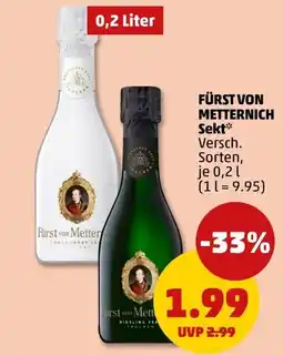 PENNY Fürst von Metternich Sekt Angebot