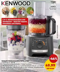 PENNY KENWOOD Kompakt-Küchenmaschine FDP31.170GY Angebot