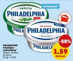 PENNY PHILADELPHIA Frischkäsezubereitung Angebot