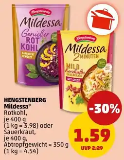 PENNY Hengstenberg Mildessa* Rotkohl oder Sauerkraut Angebot