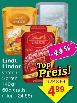 Wiglo Wunderland Lindt Lindor Angebot