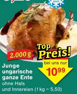 Wiglo Wunderland Junge ungarische ganze Ente Angebot