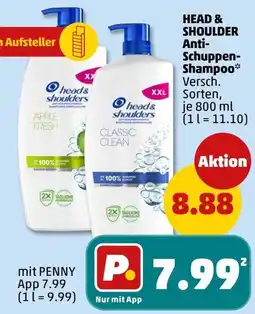 PENNY head & shoulders Anti-Schuppen-Shampoo Angebot