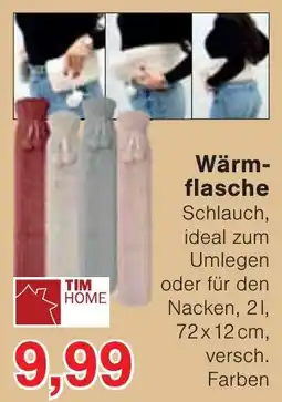 Wiglo Wunderland Wärmflasche Schlauch TIM HOME Angebot