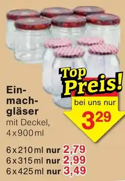 Wiglo Wunderland Einmachgläser mit Deckel Angebot
