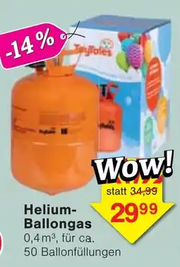Wiglo Wunderland Helium-Ballongas Angebot