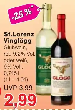 Wiglo Wunderland St.Lorenz Vinglögg Glühwein Angebot