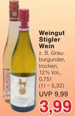 Wiglo Wunderland Weingut Stigler Wein Angebot