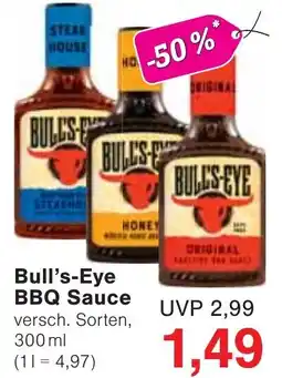 Wiglo Wunderland Bull's-Eye BBQ Sauce Angebot