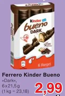 Wiglo Wunderland Ferrero Kinder Bueno »Dark« Angebot