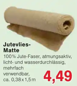 Wiglo Wunderland Jutevlies-Matte Angebot