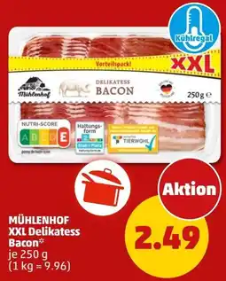 PENNY MÜHLENHOF XXL Delikatess Bacon Angebot