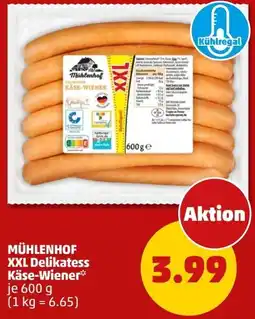 PENNY MÜHLENHOF XXL Delikatess Käse-Wiener Angebot