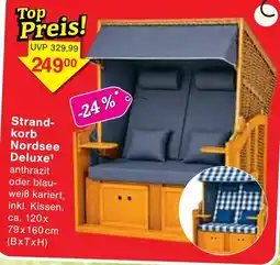 Wiglo Wunderland Strandkorb Nordsee Deluxe Angebot