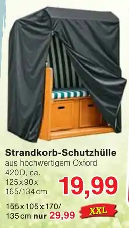 Wiglo Wunderland Strandkorb-Schutzhülle Angebot