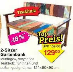 Wiglo Wunderland 2-Sitzer Gartenbank Angebot