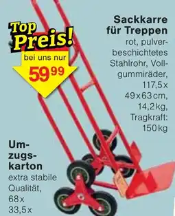 Wiglo Wunderland Sackkarre für Treppen Angebot
