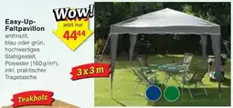 Wiglo Wunderland Easy-Up-Falt pavillon Angebot