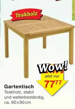 Wiglo Wunderland Gartentisch Teakholz Angebot