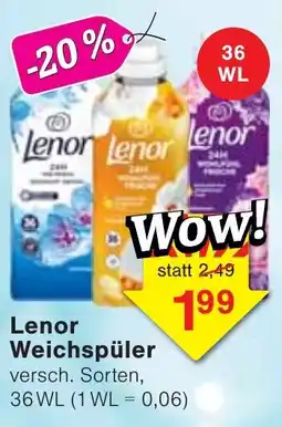 Wiglo Wunderland Lenor Weichspüler Angebot