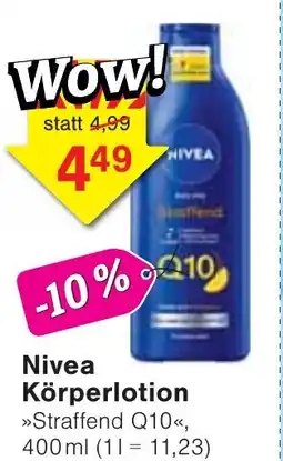 Wiglo Wunderland Nivea Körperlotion »Straffend Q10« Angebot