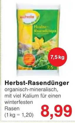 Wiglo Wunderland schola Herbst-Rasendünger Angebot