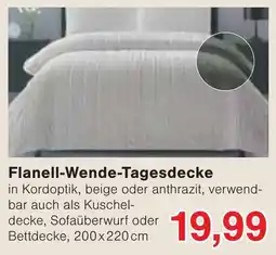 Wiglo Wunderland Flanell-Wende-Tagesdecke Angebot