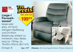 Wiglo Wunderland TIM HOME Liege-/Fernsehsessel Angebot