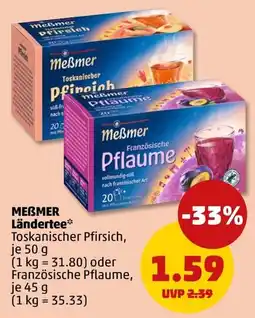 PENNY MEßMER Ländertee* Toskanischer Pfirsich, Französische Pflaume Angebot