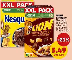 PENNY Nestlé Cerealien* Nesquik, Lion Angebot
