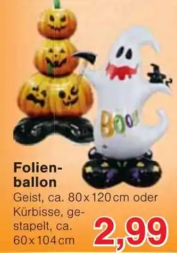 Wiglo Wunderland Folienballon Angebot