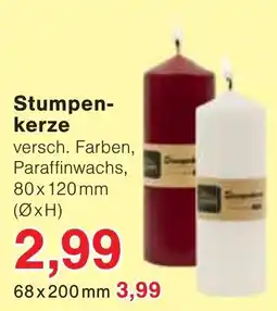 Wiglo Wunderland Stumpenkerze Angebot