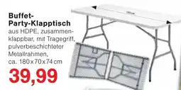 Wiglo Wunderland Buffet-Party-Klapptisch Angebot
