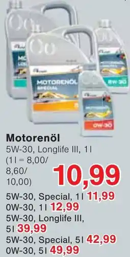 Wiglo Wunderland Motorenöl 5W-30, Longlife III Angebot