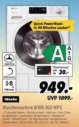 MEDIMAX Waschmaschine WWB 360 WPS Angebot