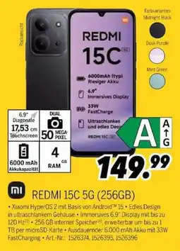 MEDIMAX REDMI 15C 5G (256GB) Angebot