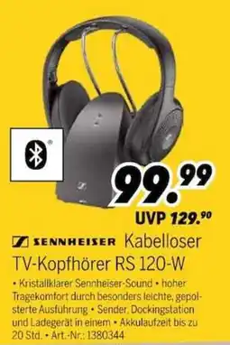 MEDIMAX Sennheiser Kabelloser TV-Kopfhörer RS 120-W Angebot