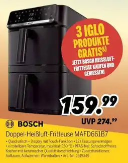 MEDIMAX BOSCH Doppel-Heißluft-Fritteuse MAFD661B7 Angebot