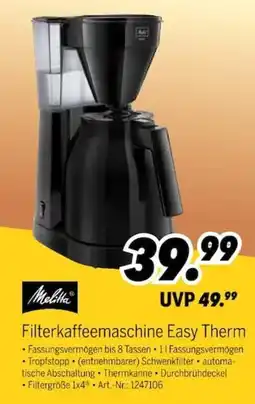 MEDIMAX Melitta Filterkaffeemaschine Easy Therm Angebot