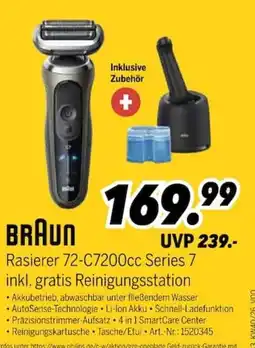 MEDIMAX Rasierer 72-C7200cc Series 7 Angebot