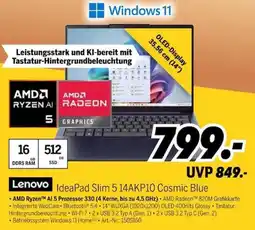 MEDIMAX Lenovo IdeaPad Slim 5 14AKP10 Cosmic Blue Angebot