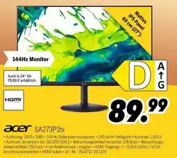 MEDIMAX acer SA273P1bi Angebot