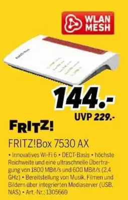 MEDIMAX FRITZ! FRITZ!Box 7530 AX Angebot
