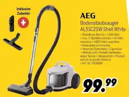 MEDIMAX AEG Bodenstaubsauger AL51C2SW Shell White Angebot