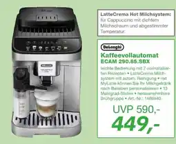 EP DeLonghi Kaffeenvollautomat ECAM 290.85.SBX Angebot