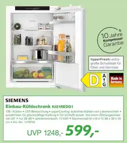 EP SIEMENS Einbau-Kühlschrank KI21REDD1 Angebot
