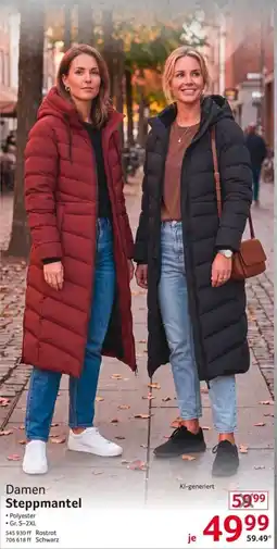 Selgros Damen Steppmantel Angebot